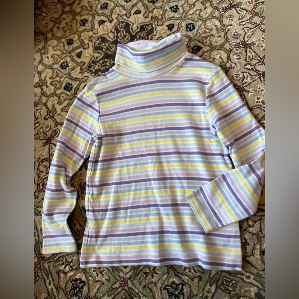Gymboree Pastel Striped Turtleneck Tee